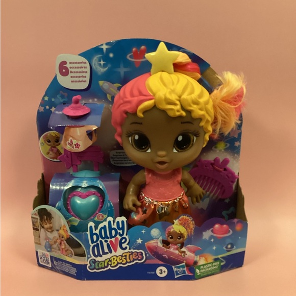 Baby Alive Star Besties Doll - Pink and Yellow - Picture 2 of 5